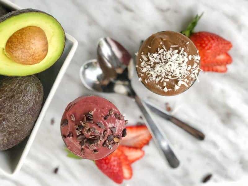 vegan healthy mousse dessert